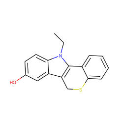 CCn1c2c(c3cc(O)ccc31)CSc1ccccc1-2 ZINC000034801470