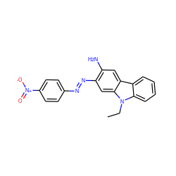 CCn1c2ccccc2c2cc(N)c(/N=N/c3ccc([N+](=O)[O-])cc3)cc21 ZINC000017750338