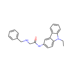 CCn1c2ccccc2c2cc(NC(=O)CNCc3ccccc3)ccc21 ZINC000052969668