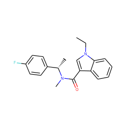 CCn1cc(C(=O)N(C)[C@@H](C)c2ccc(F)cc2)c2ccccc21 ZINC000032841885