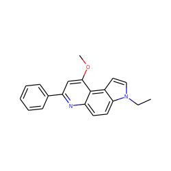 CCn1ccc2c3c(OC)cc(-c4ccccc4)nc3ccc21 ZINC000473117238