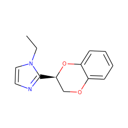 CCn1ccnc1[C@@H]1COc2ccccc2O1 ZINC000013805921