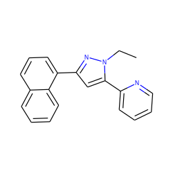 CCn1nc(-c2cccc3ccccc23)cc1-c1ccccn1 ZINC001772613129