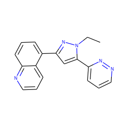 CCn1nc(-c2cccc3ncccc23)cc1-c1cccnn1 ZINC001772593394