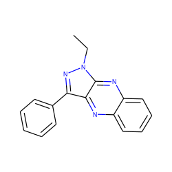 CCn1nc(-c2ccccc2)c2nc3ccccc3nc21 ZINC000004296026