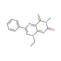 CCn1nc(-c2ccccc2)nc2c(=O)n(C)c(=O)nc1-2 ZINC000000487873