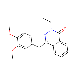 CCn1nc(Cc2ccc(OC)c(OC)c2)c2ccccc2c1=O ZINC000034821346