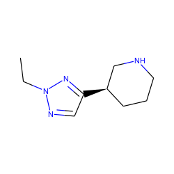 CCn1ncc([C@@H]2CCCNC2)n1 ZINC000013739832