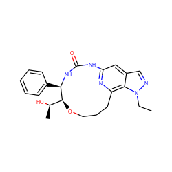 CCn1ncc2cc3nc(c21)CCCO[C@@H]([C@@H](C)O)[C@@H](c1ccccc1)NC(=O)N3 ZINC001772641622