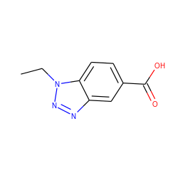 CCn1nnc2cc(C(=O)O)ccc21 ZINC000002641108