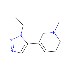 CCn1nncc1C1=CCCN(C)C1 ZINC000013739799