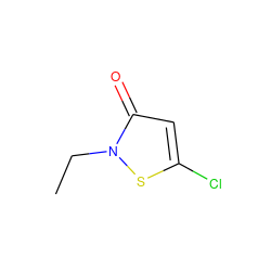 CCn1sc(Cl)cc1=O ZINC000040901529