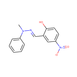 CN(/N=C/c1cc([N+](=O)[O-])ccc1O)c1ccccc1 ZINC000033837415