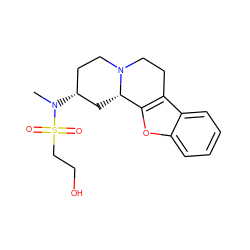 CN([C@@H]1CCN2CCc3c(oc4ccccc34)[C@@H]2C1)S(=O)(=O)CCO ZINC000029469376