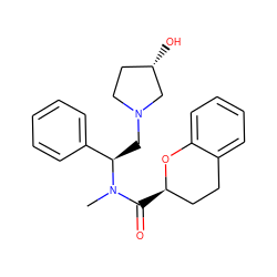 CN(C(=O)[C@@H]1CCc2ccccc2O1)[C@H](CN1CC[C@H](O)C1)c1ccccc1 ZINC000028530086