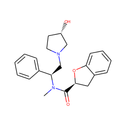 CN(C(=O)[C@@H]1Cc2ccccc2O1)[C@H](CN1CC[C@H](O)C1)c1ccccc1 ZINC000028530456