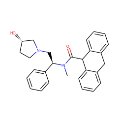 CN(C(=O)C1c2ccccc2Cc2ccccc21)[C@H](CN1CC[C@H](O)C1)c1ccccc1 ZINC000027741774