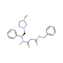 CN(C(=O)CC(=O)NCc1ccccc1)[C@H](CN1CC[C@H](O)C1)c1ccccc1 ZINC000028704903