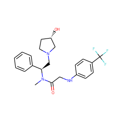 CN(C(=O)CNc1ccc(C(F)(F)F)cc1)[C@H](CN1CC[C@H](O)C1)c1ccccc1 ZINC000053261969