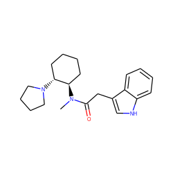 CN(C(=O)Cc1c[nH]c2ccccc12)[C@@H]1CCCC[C@H]1N1CCCC1 ZINC000027899300