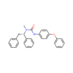 CN(C(=O)Nc1ccc(Oc2ccccc2)cc1)[C@@H](Cc1ccccc1)c1ccccc1 ZINC000013863318