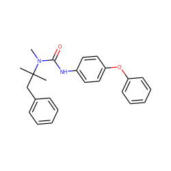 CN(C(=O)Nc1ccc(Oc2ccccc2)cc1)C(C)(C)Cc1ccccc1 ZINC000013863322