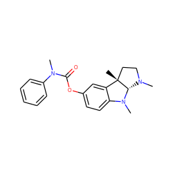 CN(C(=O)Oc1ccc2c(c1)[C@]1(C)CCN(C)[C@@H]1N2C)c1ccccc1 ZINC000013470198