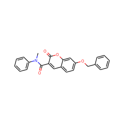 CN(C(=O)c1cc2ccc(OCc3ccccc3)cc2oc1=O)c1ccccc1 ZINC000040394260