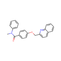 CN(C(=O)c1ccc(OCc2ccc3ccccc3n2)cc1)c1ccccc1 ZINC000096914920