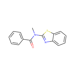 CN(C(=O)c1ccccc1)c1nc2ccccc2s1 ZINC000000320651