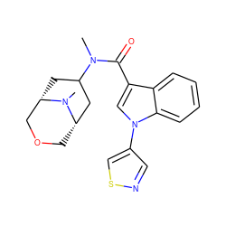 CN(C(=O)c1cn(-c2cnsc2)c2ccccc12)C1C[C@H]2COC[C@@H](C1)N2C ZINC001772632632