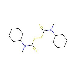 CN(C(=S)SSC(=S)N(C)C1CCCCC1)C1CCCCC1 ZINC000045298653