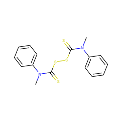 CN(C(=S)SSC(=S)N(C)c1ccccc1)c1ccccc1 ZINC000001669786