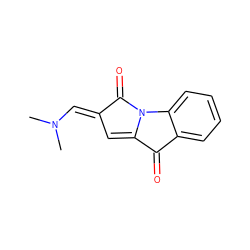 CN(C)/C=C1\C=C2C(=O)c3ccccc3N2C1=O ZINC000012341388