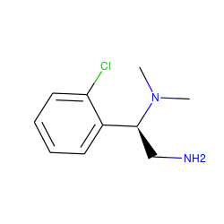 CN(C)[C@@H](CN)c1ccccc1Cl ZINC000019581465