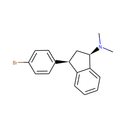 CN(C)[C@@H]1C[C@H](c2ccc(Br)cc2)c2ccccc21 ZINC000005965152