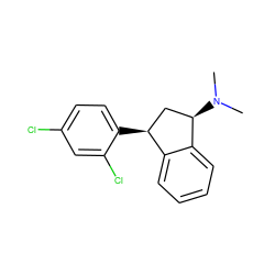 CN(C)[C@@H]1C[C@H](c2ccc(Cl)cc2Cl)c2ccccc21 ZINC000005965155