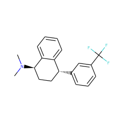 CN(C)[C@@H]1CC[C@@H](c2cccc(C(F)(F)F)c2)c2ccccc21 ZINC000029313729