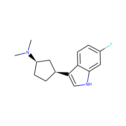 CN(C)[C@@H]1CC[C@H](c2c[nH]c3cc(F)ccc23)C1 ZINC000038436758