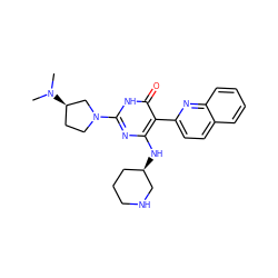 CN(C)[C@@H]1CCN(c2nc(N[C@@H]3CCCNC3)c(-c3ccc4ccccc4n3)c(=O)[nH]2)C1 ZINC001772627815