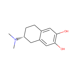 CN(C)[C@@H]1CCc2cc(O)c(O)cc2C1 ZINC000005965151