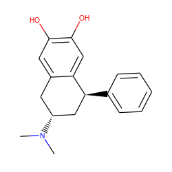 CN(C)[C@@H]1Cc2cc(O)c(O)cc2[C@@H](c2ccccc2)C1 ZINC000013557301