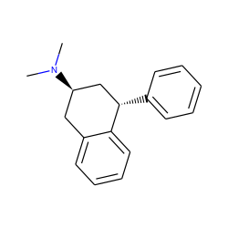 CN(C)[C@@H]1Cc2ccccc2[C@@H](c2ccccc2)C1 ZINC000005965166
