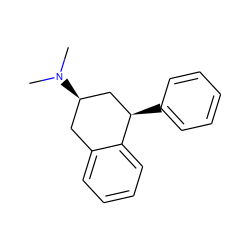 CN(C)[C@@H]1Cc2ccccc2[C@H](c2ccccc2)C1 ZINC000005965164
