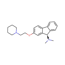 CN(C)[C@@H]1c2ccccc2-c2ccc(OCCN3CCCCC3)cc21 ZINC000026641932