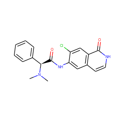 CN(C)[C@H](C(=O)Nc1cc2cc[nH]c(=O)c2cc1Cl)c1ccccc1 ZINC000084557156