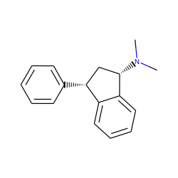 CN(C)[C@H]1C[C@@H](c2ccccc2)c2ccccc21 ZINC000002037189