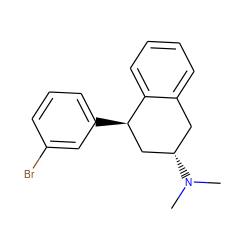 CN(C)[C@H]1Cc2ccccc2[C@H](c2cccc(Br)c2)C1 ZINC000138756071