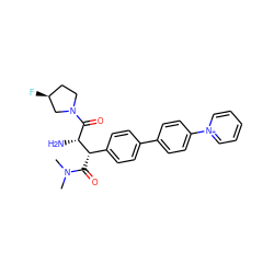 CN(C)C(=O)[C@@H](c1ccc(-c2ccc(-[n+]3ccccc3)cc2)cc1)[C@H](N)C(=O)N1CC[C@H](F)C1 ZINC000028474198