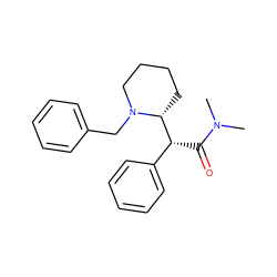 CN(C)C(=O)[C@H](c1ccccc1)[C@H]1CCCCN1Cc1ccccc1 ZINC000064251672